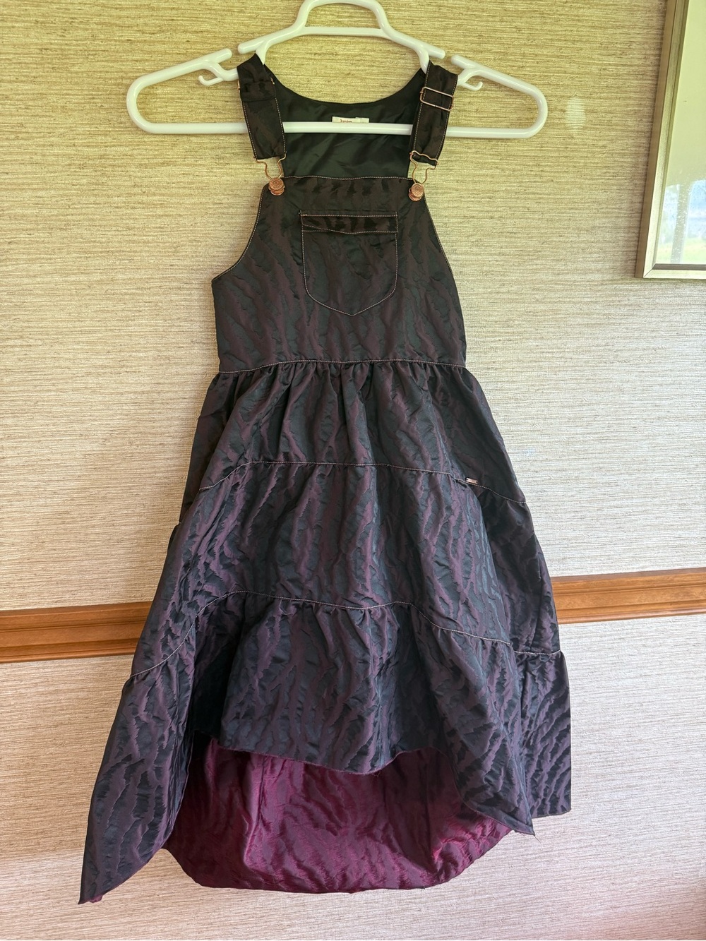 Purple and maroon, Junior Gaultier dress for girls
